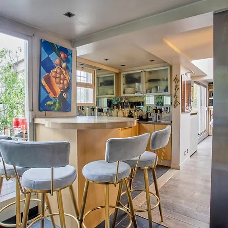 Apartment Duplex With A View Of The Hippodrome D'auteuil